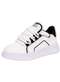 Moleca - Tênis Feminino Casual Moleca 5816105 - Marfim - variação: - BRANCO/PRETO