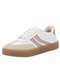 Vizzano - Tênis Feminino Casual Vizzano 1444100 - Branco/Preto - variação: - Branco/Bege
