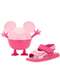 Grendene Kids - Kit Sandália Infantil Baby Disney Lunch Time Grendene Kids Azul/Rosa - variação: Pink