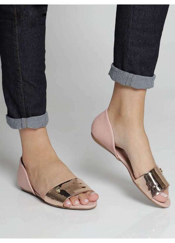 Sandália Rasteira Vizzano Flat Cobre - Passarela