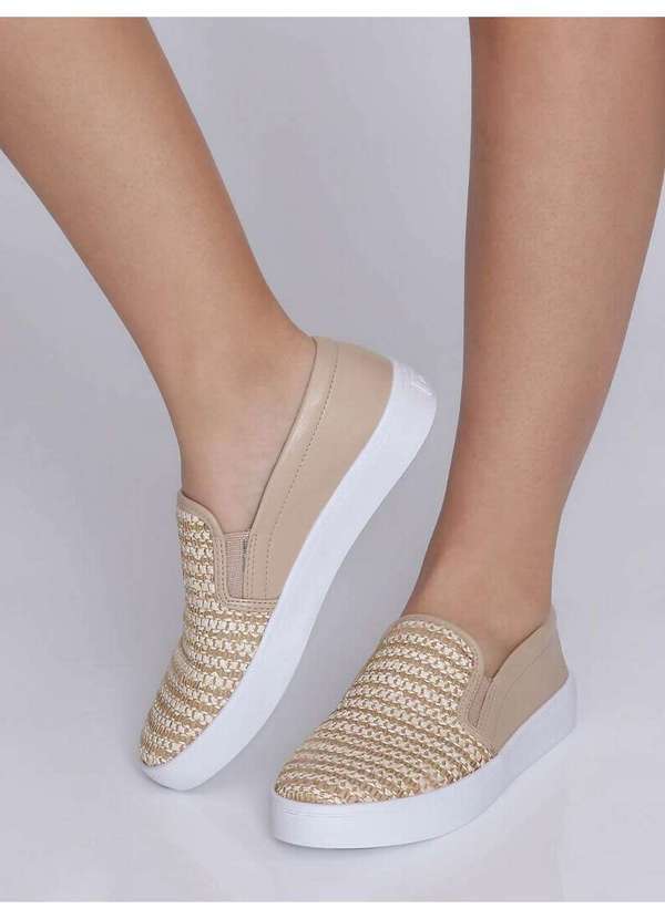 Slip On Via Uno Bege - Passarela