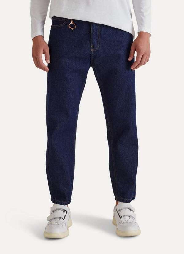 calça jeans relaxed