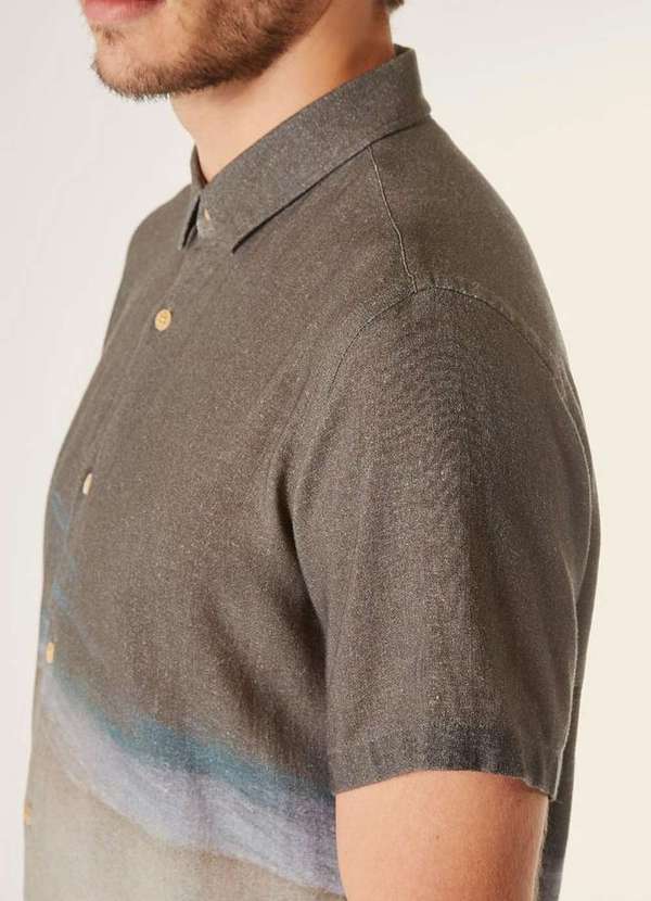 camisa estampa praia