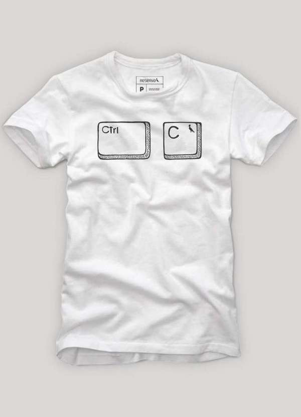 Camiseta Cb Ctrl C Reserva Branco Reserva