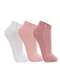 Lupo - Kit/3 Meia Lupo 3226-089 0907-Branco-Rosa - variação: 0907-branco-rosa
