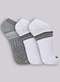Trifil - Kit 3 pares de Meias Esportiva Invisível Trifil 8015 0900-Branco - variação: 0902-Mescla-Branco