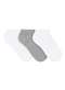 Selene - Kit 3 pares de Meias Esportiva Invisível Selene 4001-006 996-Branco-Cinza-Preto - variação: 997-Branco-Cinza