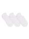 Selene - Kit 3 pares de Meias Invisível Selene 4825-001 997-Branco - variação: 997-Branco