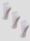 Puket - Kit com 3 Meias Cano Curto Puket 8547 3172-100-Branco - variação: 3172-100-Branco