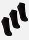 Puket - Kit com 3 Meias Cano Curto Puket 8548 3605-100-Branco - variação: 3605-102-Preto