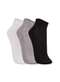 Trifil - Kit 3 pares de Meias Esportiva Cano Curto Trifil 8004 0003-Branco-Preto-Mescla - variação: 0003-Branco-Preto-Mescla