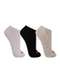 Trifil - Kit com 3 Meias Esportivas Cano Curto 6227 0001-Branco - variação: 0005-Branco-Preto-Mescla