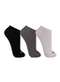 Trifil - Kit com 3 Meias Esportivas Cano Curto 6227 0001-Branco - variação: 0006-Preto-Grafite-Branco