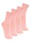 Lupo - Kit com 4 pares de Meias Cano Longo Lupo 4575-088 Rosa - variação: Rosa