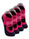 Lupo - Kit 4 pares de Sapatilhas Antiderrapante Pilates Lupo 3286-002 Cereja - variação: Cereja
