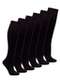 Lupo - Kit 6 pares de Meias 3/4 Fio 40 Opaca Loba 5550-001 Pó-De-Arroz - variação: Preto