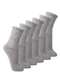 Lupo - Kit com 6 pares de Meias Aeróbica Lupo 4810-003 Cinza - variação: Cinza