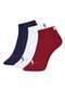 Puma - Kit com 3 Meias Cano Curto Puma 4520-001 976-Marinho-Branco-Bordô - variação: 976-marinho-branco-bordô