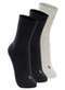 Lupo - Kit com 3 pares de Meias Esportiva Cano Longo Lupo 3250-001 Preto - variação: Preto-Cinza