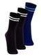 Lupo - Kit com 3 pares de Meias Esportiva Cano Longo Lupo 3292-009 Branco - variação: Preto-Marinho