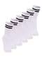Lupo - Kit com 6 pares de Meias Esportiva Cano Longo Lupo 3292-009 Marinho - variação: Branco