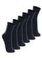Lupo - Kit com 6 pares de Meias sem Punho Casual Lupo 1275-011 Marinho - variação: Marinho