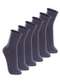 Lupo - Kit com 6 pares de Meias sem Punho Casual Lupo 1275-011 Marinho - variação: Mescla-Jeans