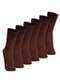 Lupo - Kit com 6 pares de Meias Social Lupo 1795-004 Preto-Café - variação: Café