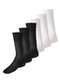 Lupo - Kit com 6 pares de Meias Social Meianyl 6002-001 Branco-Grafite - variação: Preto-Branco