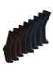 Lupo - Kit com 8 pares de Meias Casual Lupo 1210-201 Preto-Marinho - variação: Preto-Marinho