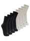 Lupo - Kit com 8 pares de Meias Esportiva Cano Longo Lupo 3250-001 Preto-Cinza - variação: Preto-Cinza