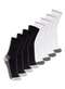 Lupo - Kit com 8 pares de Meias Esportiva Cano Longo Lupo 3250-002 Preto - variação: Preto-Branco