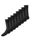 Lupo - Kit com 8 pares de Meias Social Meianyl 6002-001 Café-Bege - variação: Preto