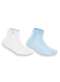 Lupo - Kit 2 pares de Meias Bebê Cano Médio Lupo 2025-088 0901-Branco-Azul - variação: 0901-Branco-Azul