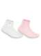 Lupo - Kit 2 pares de Meias Bebê Cano Médio Lupo 2025-088 0901-Branco-Azul - variação: 0902-Branco-Rosa