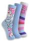 Trifil - Kit 3 pares de Meias Infantil Cano Longo Trifil 5005 0908-Azul--Branco - variação: 0908-Azul--Branco