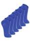 Lupo - Kit 6 pares de Meias Infantil Antiderrapante Lupo 2911-003 Azul - variação: Azul