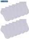 Selene - Kit 12 pares de Meias Infantis Cano Curto Selene 2070-273 Branco - variação: Branco