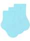 Selene - Kit 3 pares de Meias Bebê Cano Curto Selene 1320-001 Branco-Rosa - variação: Azul