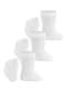 Trifil - Kit 3 pares de Meias Bebê Cano Médio Trifil 6023 0002-Branco-Mescla-Preto - variação: 0001-Branco