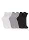 Trifil - Kit 6 pares de Meias Infantil Cano Médio Trifil 8720 004-Branco-Cinza - variação: 002-Branco-Cinza-Preto