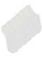 Trifil - Kit 6 pares de Meias Infantil Invisível Trifil 5442 Branco-Preto-Cinza - variação: Branco