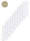 Selene - Kit 9 pares de Meias Infantil Cano Longo Selene 5010-002 Branco - variação: Branco