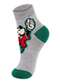 Disney - Meia Infantil Cano Curto Mickey Lupo 2300-283 1120-Branca - variação: 8020-Cinza