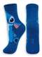 Disney - Meia Infantil Cano Médio Stitch Lupo 2402-006 1120-Branca - variação: 2770-Azul-Místico