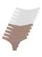 Bonjour - Kit com 10 Calcinhas Biquíni Bonjour Kt35870 Camurça-Branco - variação: Camurça-Branco