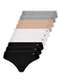 Lupo - Kit com 10 Calcinhas Biquíni Loba 40353-001 Natural - variação: Preto-Banco-Natural-Cinza