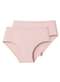 Liz - Kit com 2 Calcinhas Alta Liz 50398 Sepia-Preto - variação: Blush