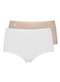 Triumph - Kit com 2 Calcinhas Alta Star Max Triumph 24649 Branco - variação: Branco-Mink