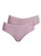 Dilady - Kit com 2 Calcinhas Biquíni Dilady 203200 Preto-Chocolate - variação: Rosa-Retro